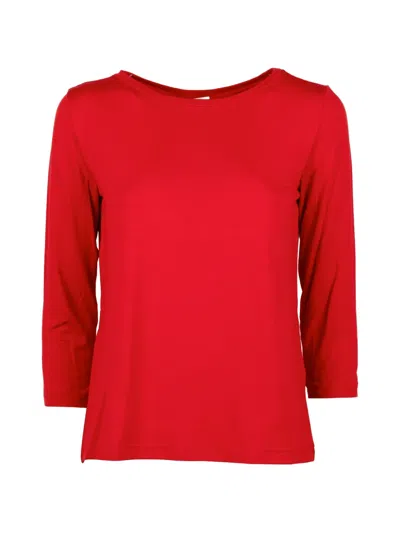 Marella Emme Boat-neck T-shirt In Red