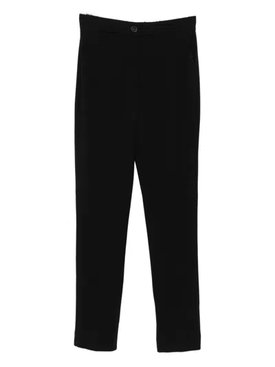 Marella Emme Button-fastening Pocket Trousers In Black