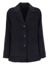 Marella Emme Buttoned Jacket In Blue