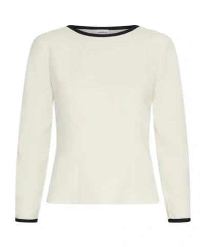 Marella Envers Satin Blouse In Multi