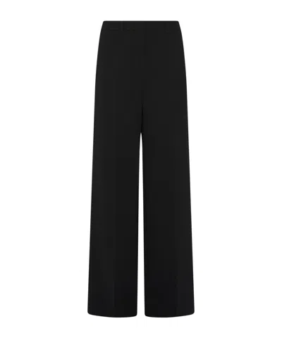 Marella Envers Satin Trousers - Black