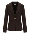 Marella Exploit Brown Single-breasted Blazer In Brown