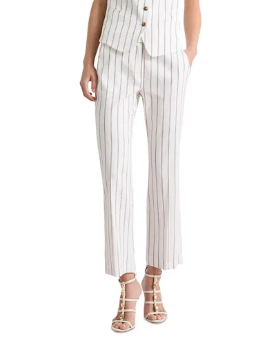 Marella Febo Striped Pants In White