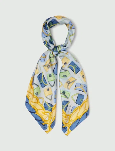 Marella Fida Scarf Light Blue In Neutral