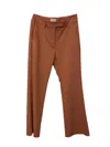 Marella Fify Flared Stretch Trousers In Biscuit In Beige
