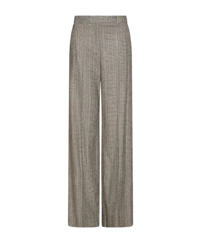 Marella Flannel Trousers In Gray