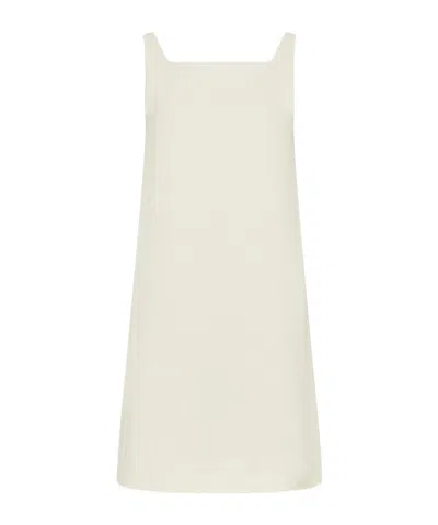 Marella Flared Cotton And Linen Dress - Cream In Neutral