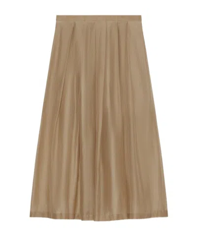 Marella Flared Skirt In Brown