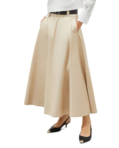 Marella Flared Skirt In Sand