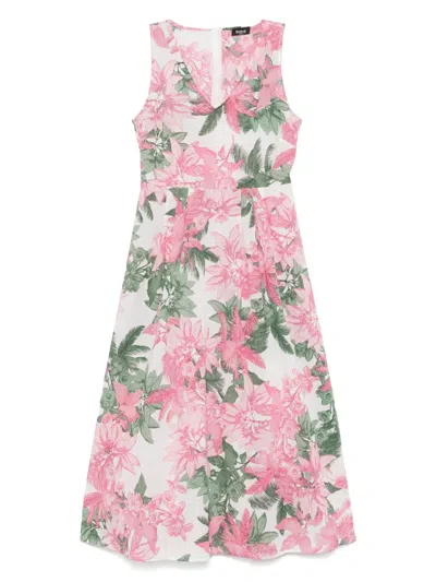 Marella Floral-print Midi Dress