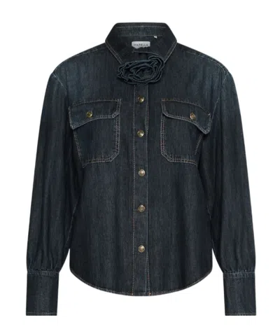 Marella Flower-detail Denim Shirt