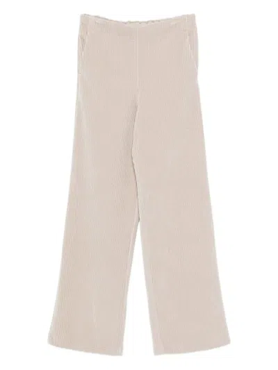 Marella Foster Corduroy Trousers In Neutral