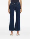 Marella Frayed Bell-bottom Jeans In Blue
