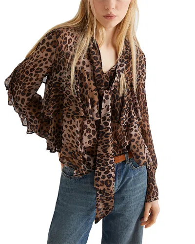 Marella Gala Natural Shirt In Black