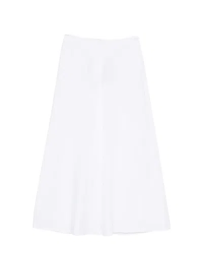 Marella Gala1 Pocket Palazzo Pants In White