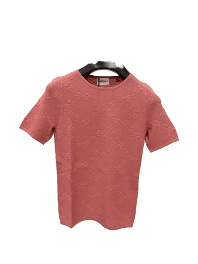 Marella Gamma Floral-motif T-shirt In Pink