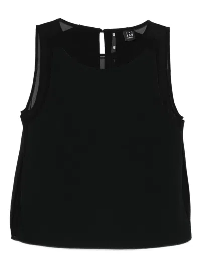 Marella Garden Sleeveless Top In Black