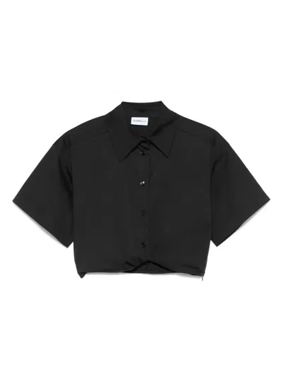 Marella Gathered Cropped Shirt