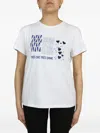 Marella Geometric-heart Print T-shirt In White