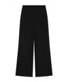 Marella Georgette Double Trousers In Black