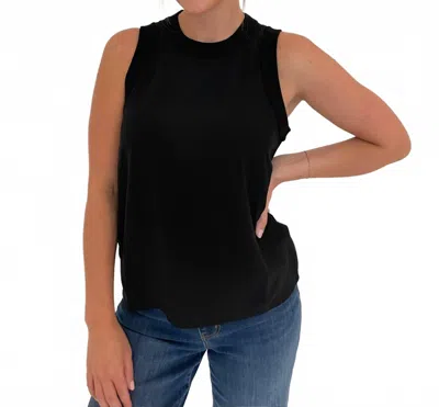 Marella Georgette Sorona Tank Top In Black