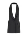 Marella Pocket Single-button Jacket In Blue