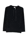 Marella Glitter-effect Drawstring Hoodie In Multi