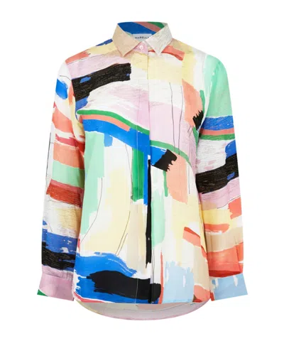 Marella Goccia Abstract Print Blouse In Multicolor