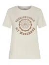 Marella Graphic Print T-shirt In Neutral