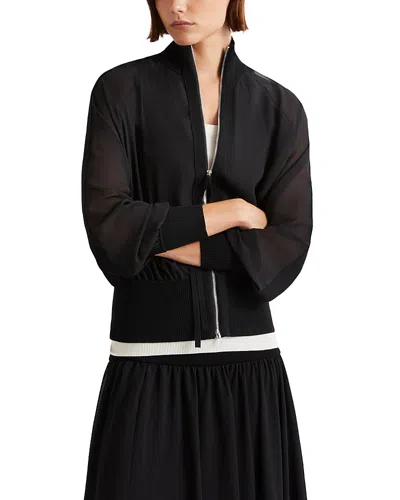 Marella Gufo Zip Front Jacket In Black