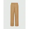 Marella Pressed-crease Wide-leg Trousers In Neutral
