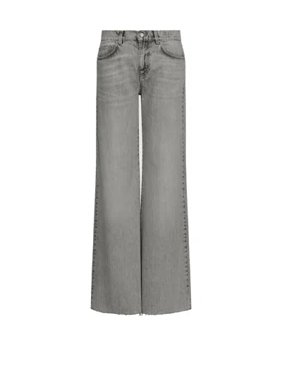 Marella High Waist Jeans Grey In Multi