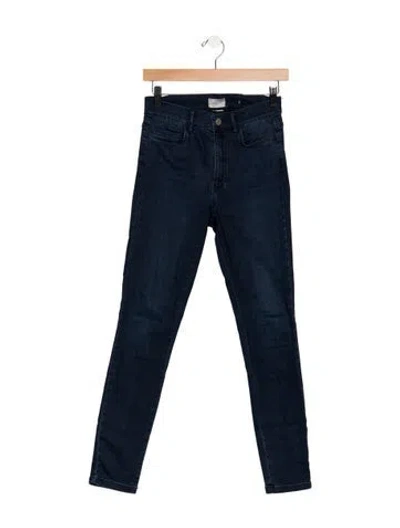 Pre-owned Marella High-rise Skinny Leg Jeans In Blue