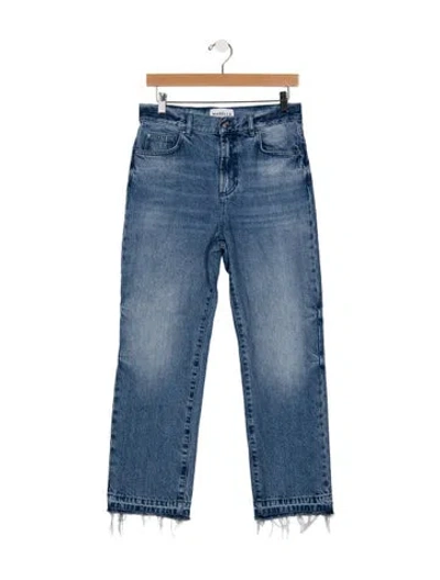 Pre-owned Marella High-rise Straight Leg Jeans In Blue