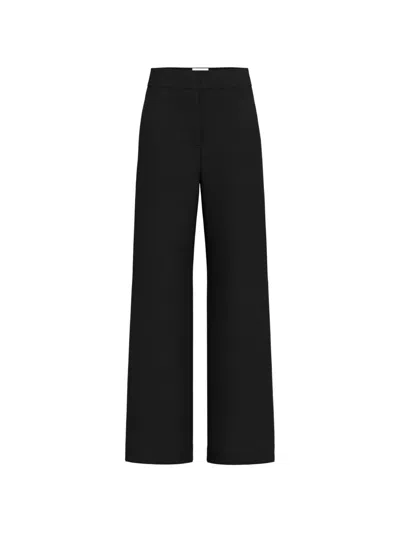 Marella High-waisted Trousers In Black