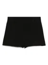 Marella Stretch Viscose And Linen Micro Pants In Black