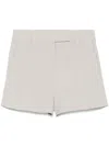 Marella Belt Loop Shorts In Gray