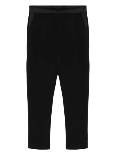 Marella Recycled Envers Satin Trousers In Black