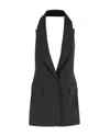 Marella Pocket Single-button Jacket In Black