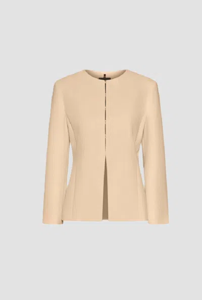 Marella Jacket Shoulder Strap Woman Beige In Brown