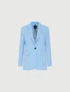 Marella Jacket Woman Blue In Blue
