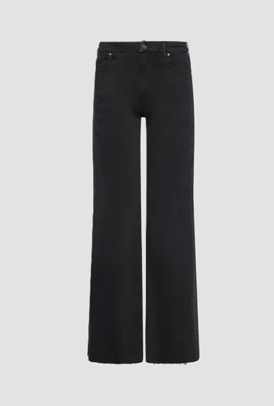Marella Jeans Wide Leg Woman Black