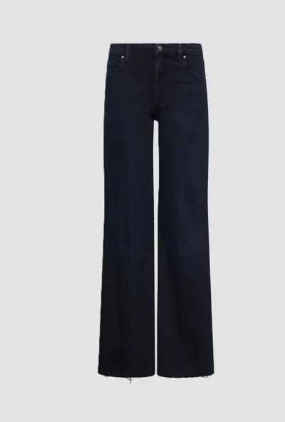 Marella Jeans Wide Leg Woman Blue Night