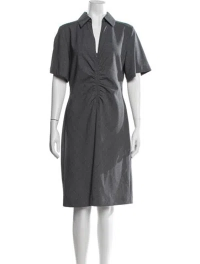Pre-owned Marella Knee-length Dress In Grey