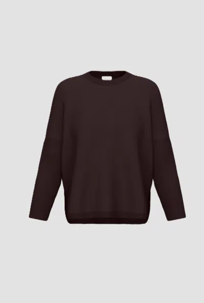 Marella Knit Over Woman Moron Head In Brown