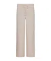 Marella Virgin Wool Knitted Trousers In White
