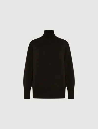 Marella Knitted Woman Brown In Black