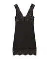 Marella Lace-insert Dress In Black