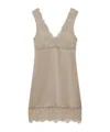 Marella Lace-insert Dress In Neutral