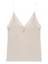 Marella Silk-blend Camisole Top In Neutral